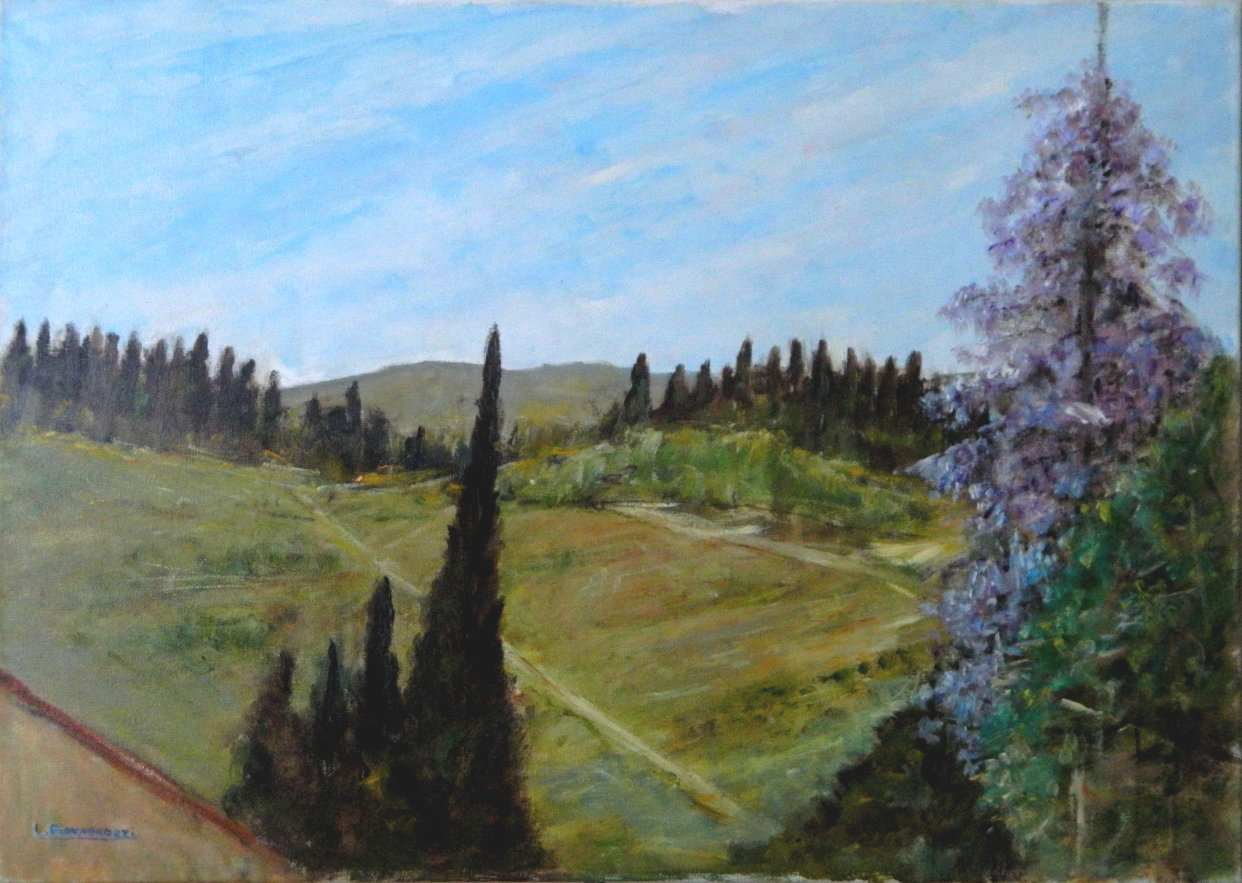 Luciano Giovannozzi - PAISAJE TOSCANO (LOC. STRADA IN CHIANTI - FI)
