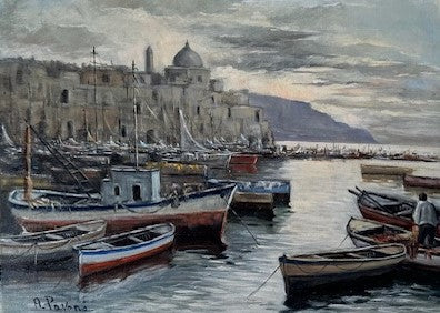 PORTO AL TRAMONTO - ALFREDO PAVONE