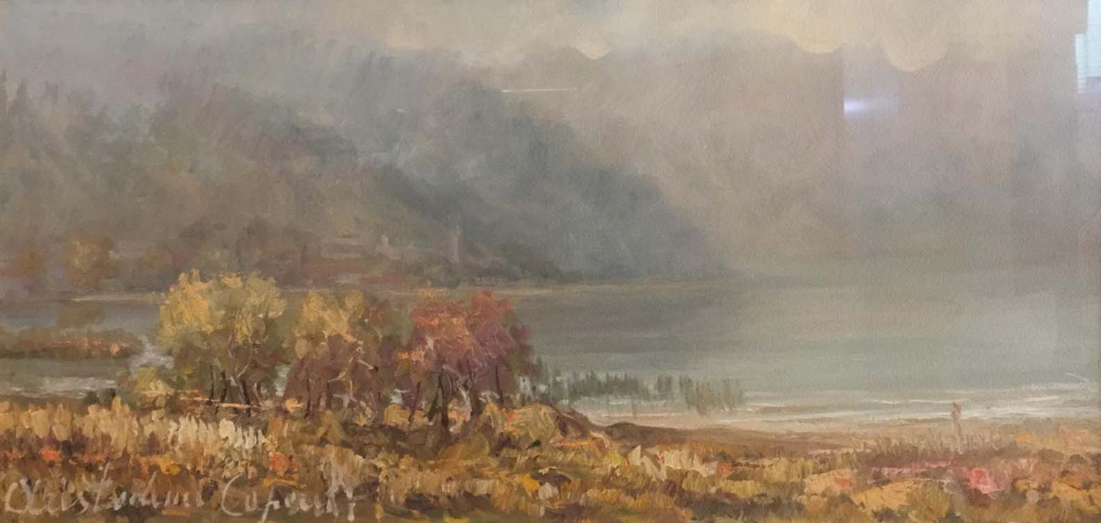 Aristodemo Capecchi - Mist on Lake Maggiore