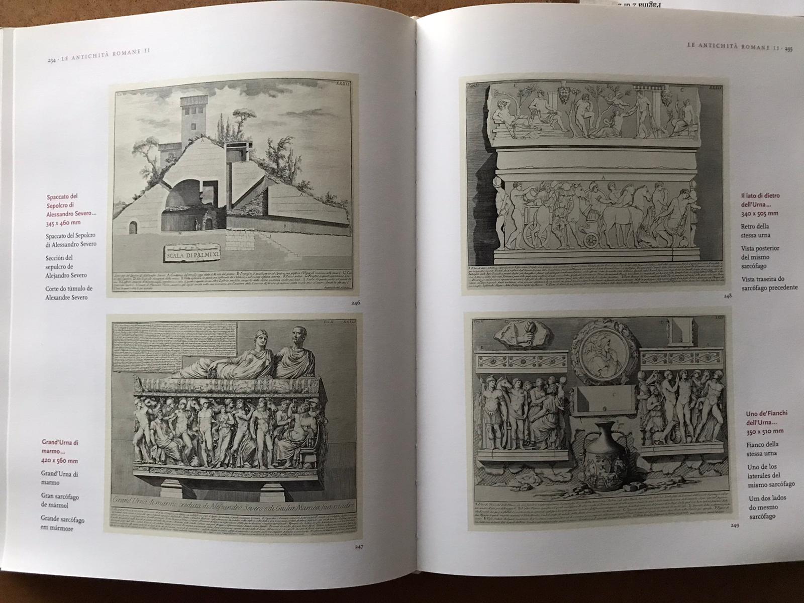 Giovanni Battista Piranesi - Spaccato del sepolcro di Alessandro Severo