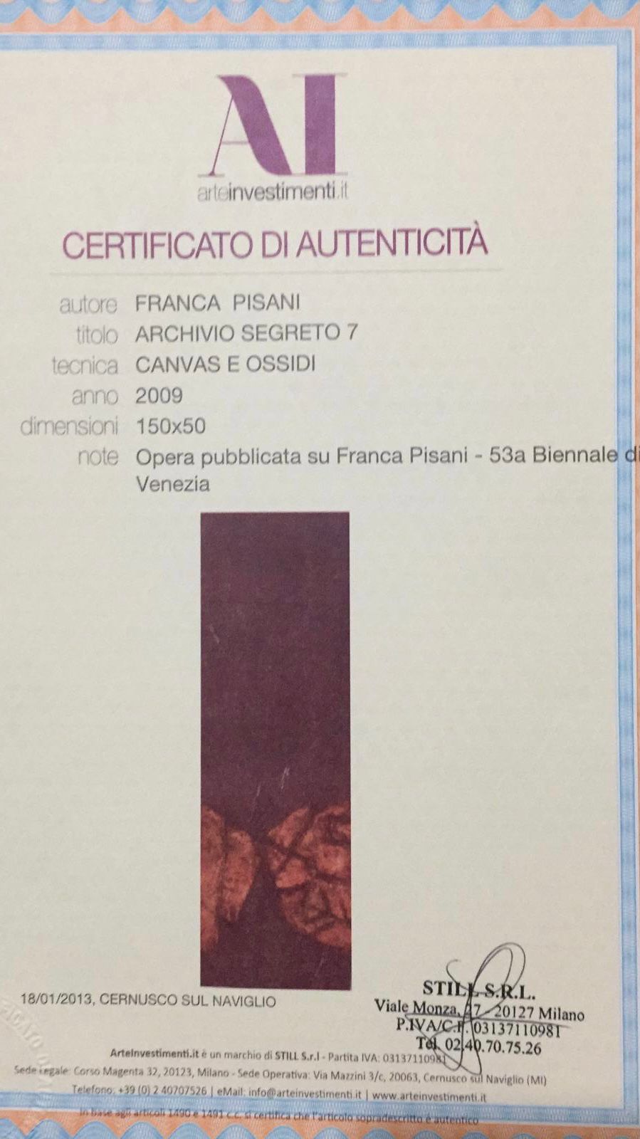 Franca Pisani - Archivio Segreto 7