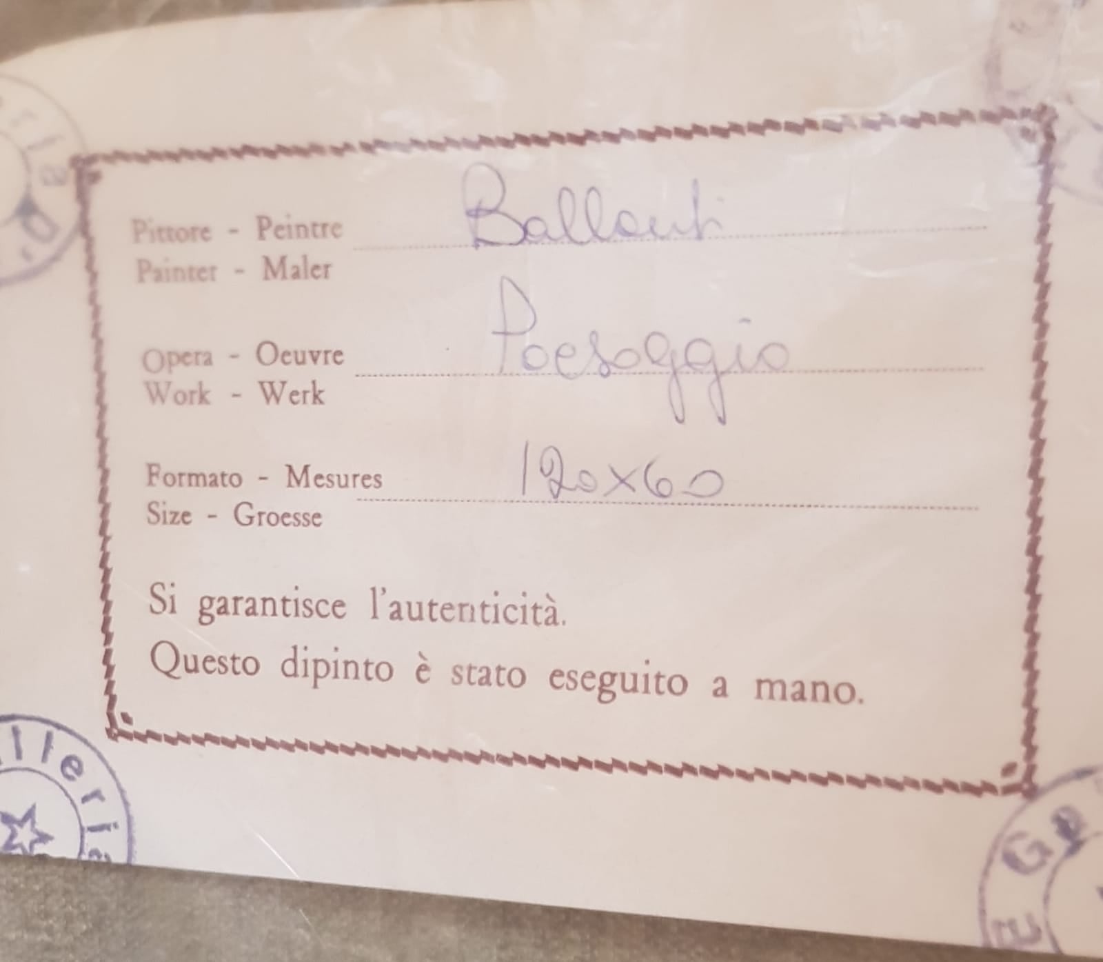Armando Ballanti - Paesaggio