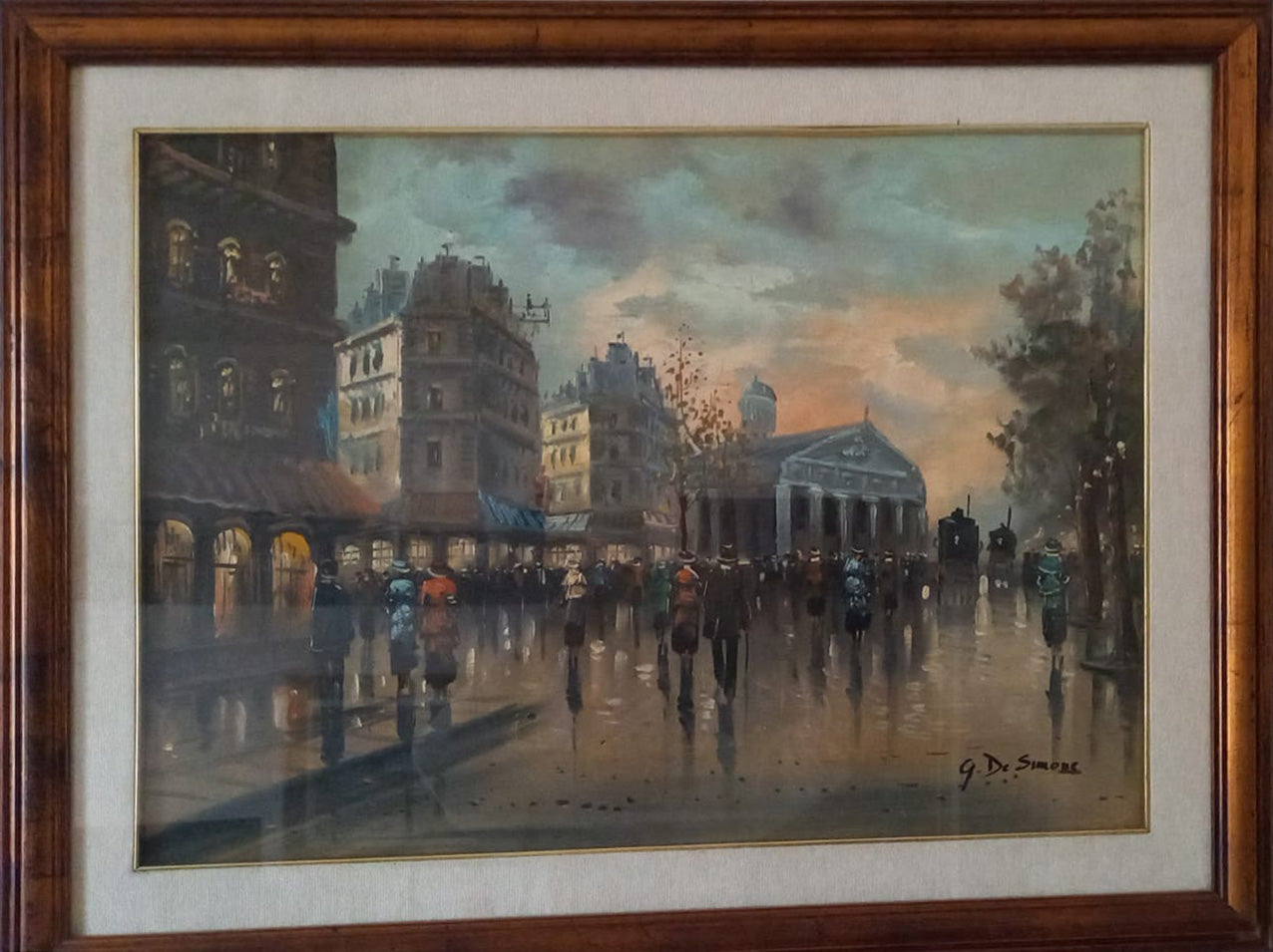 Giulio De Simone - Street in Paris
