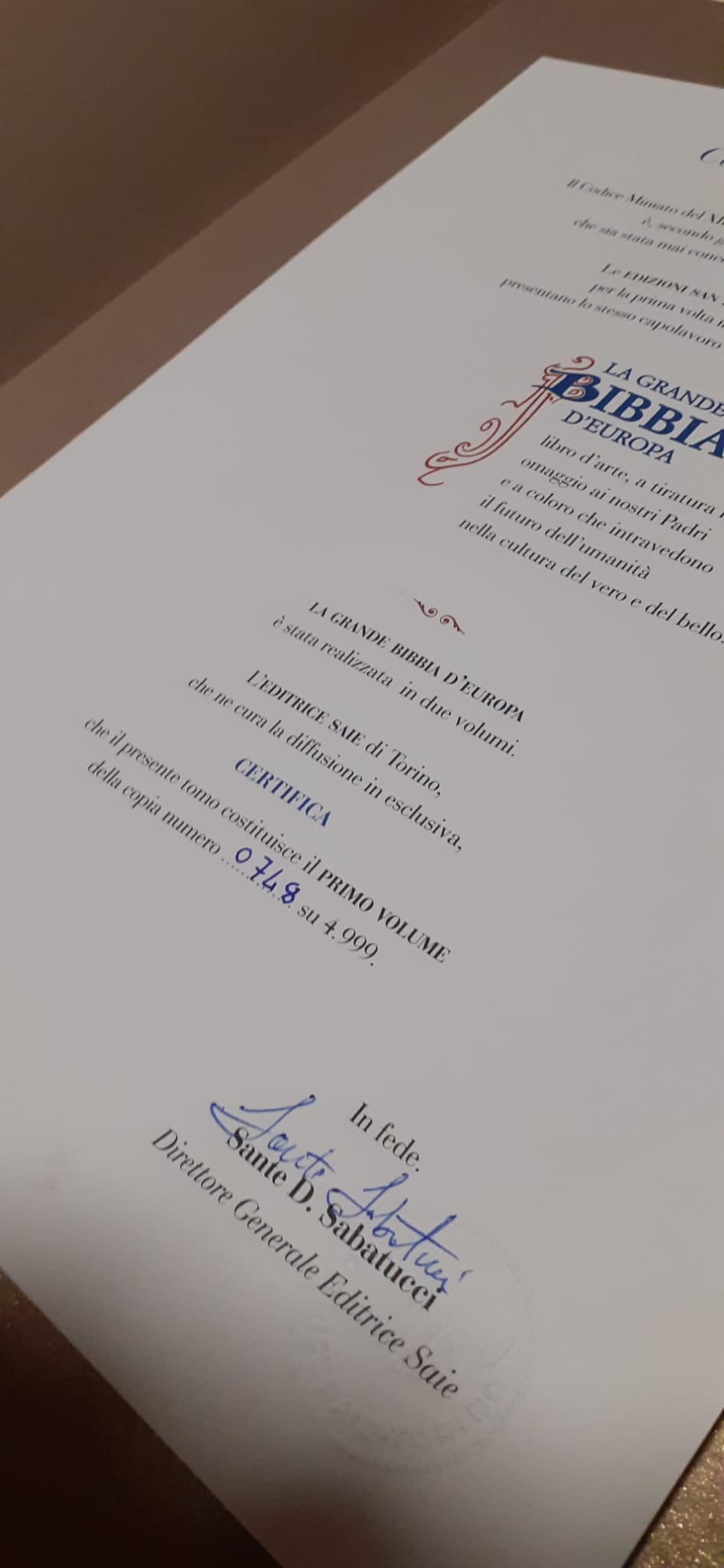 La Gran Biblia de Europa - Saie Editrice