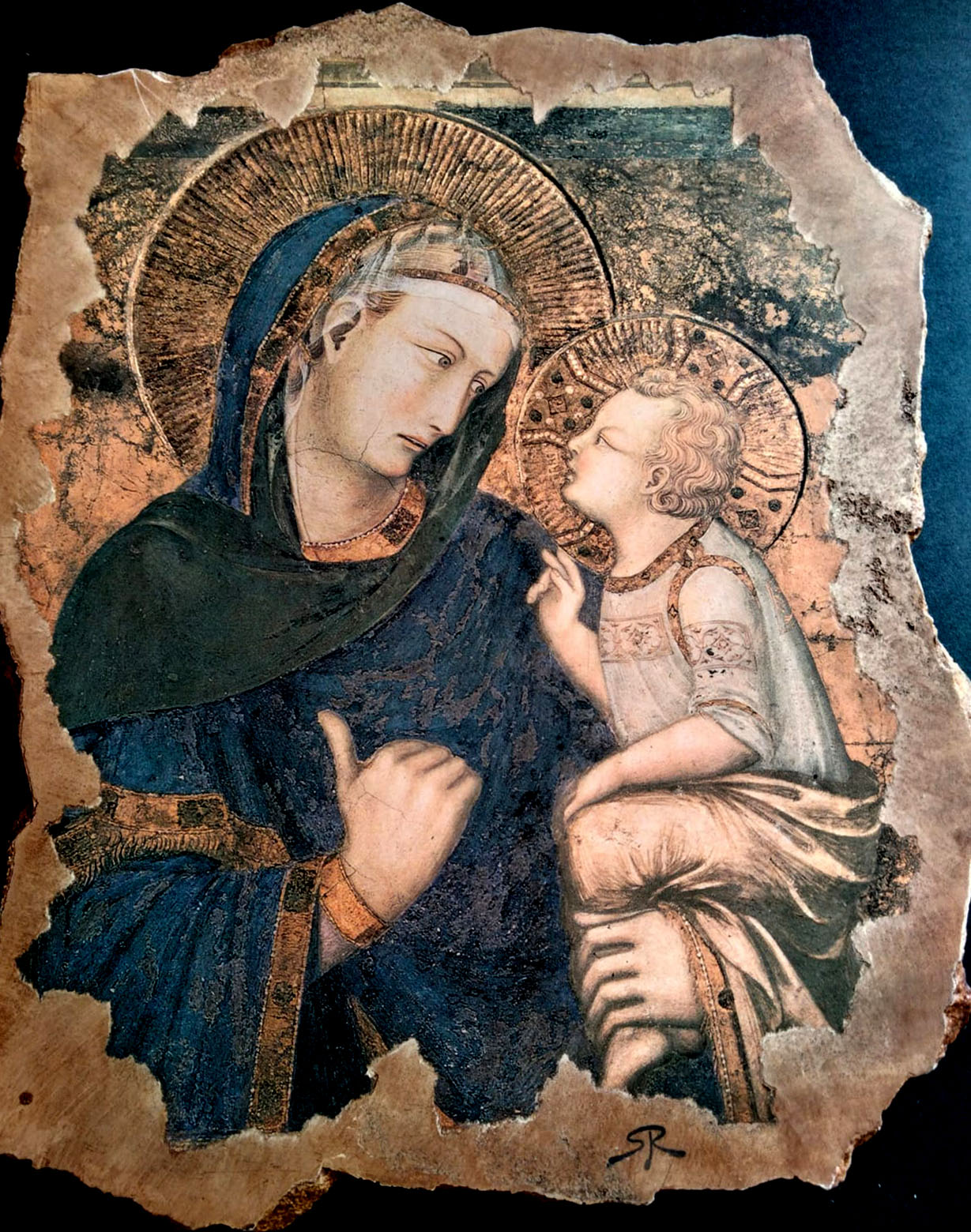 Homenaje a Pietro Lorenzetti - Virgen de los Ocasos