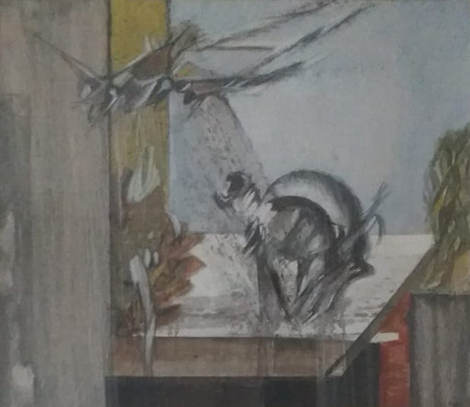 Mario Rossello - Cat and Bird