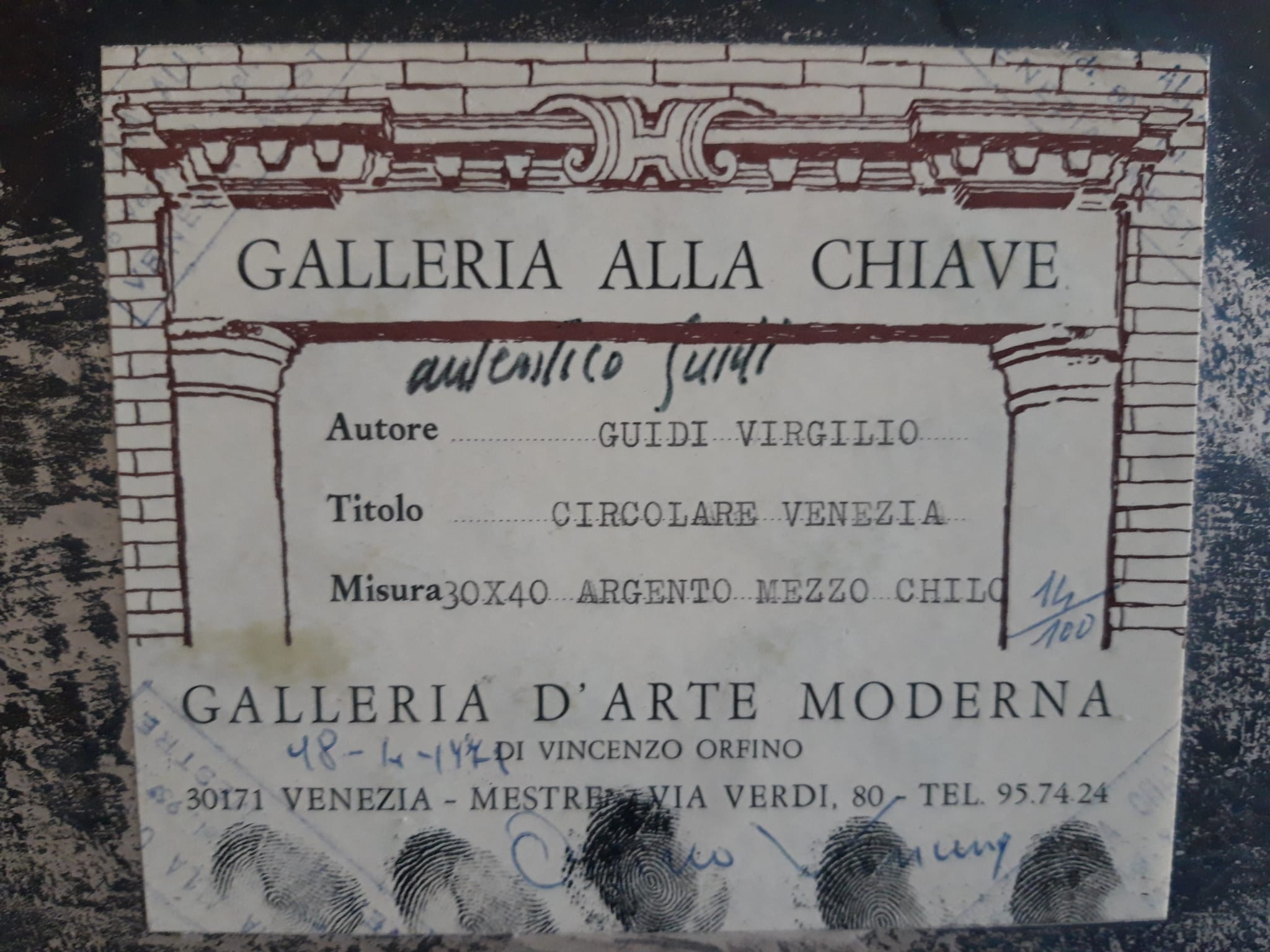 Virgilio Guidi - Venice Circular