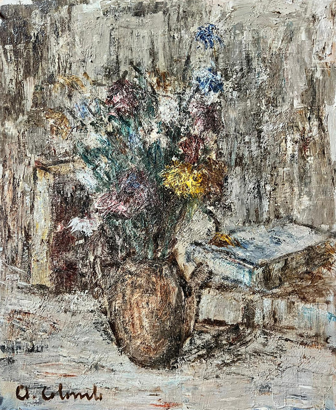 Adelio Colombo - Jarrón de flores