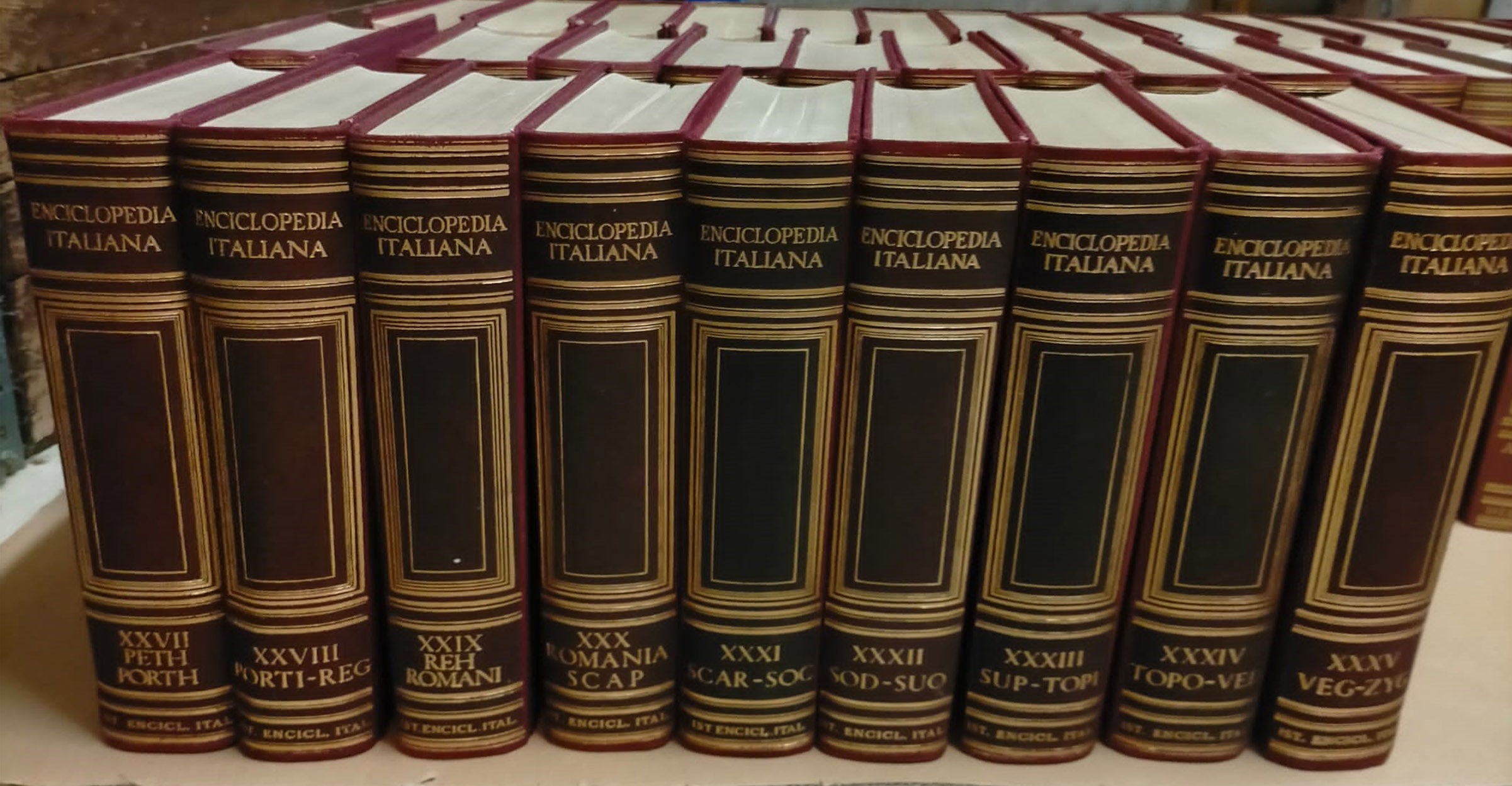 Enciclopedia Italiana (36 Volúmenes), Ciencia, Literatura y Artes (5 Volúmenes) - Treccani