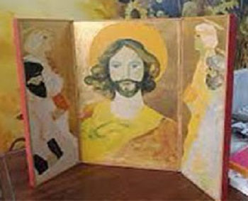 Salvatore Fiume - The Smiling Christ (Triptych)