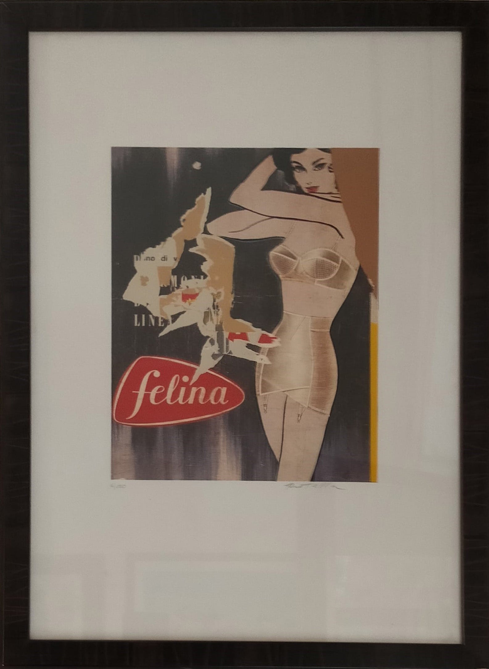 Mimmo Rotella - Felina