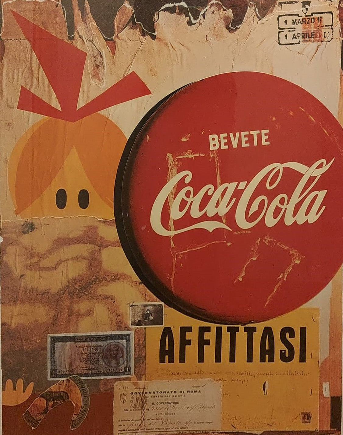 Mimmo Rotella - Coca-Cola