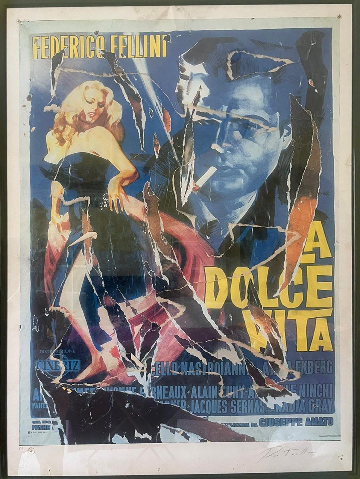 Mimmo Rotella - La dolce vita