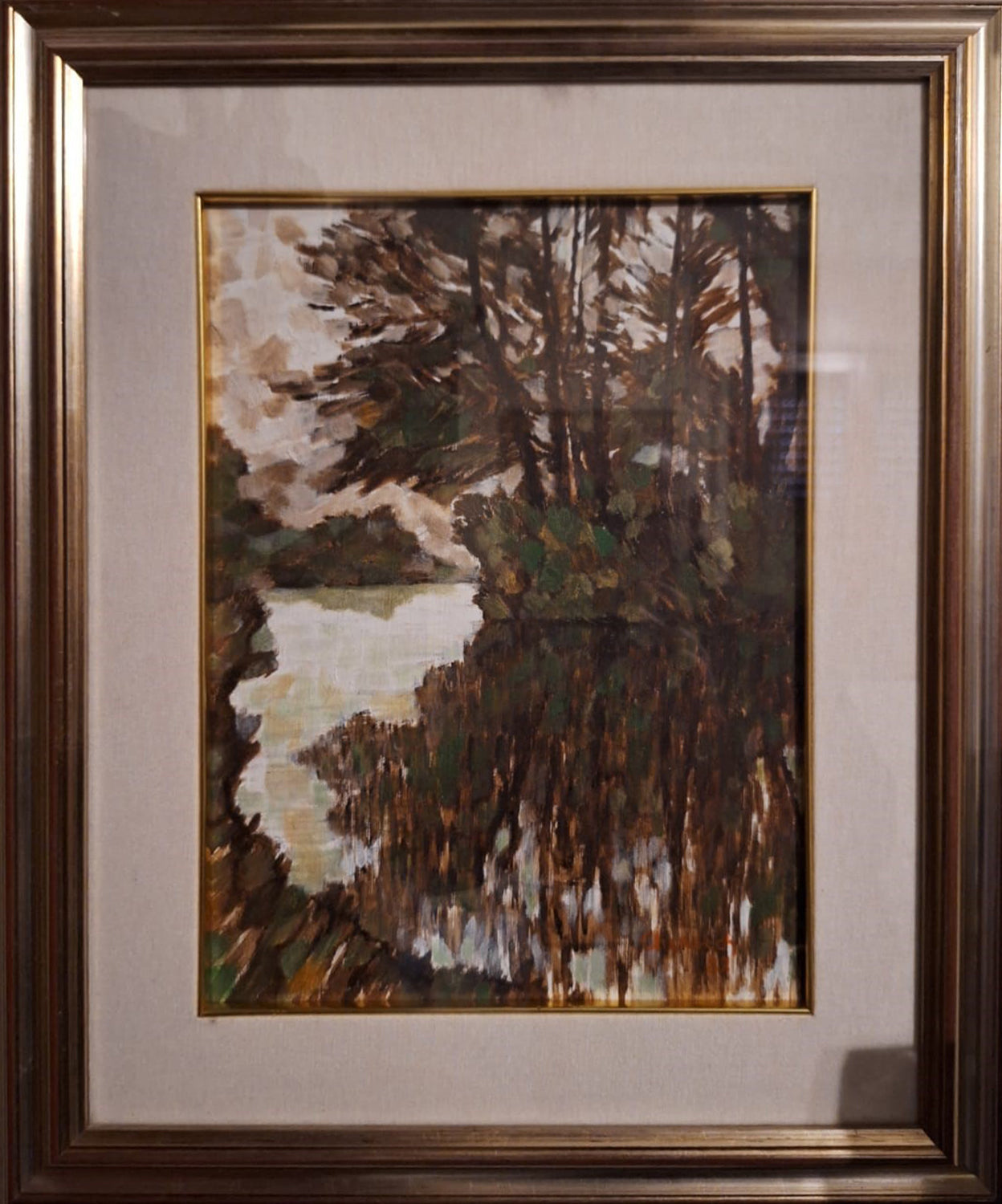 Rolando Chersich - Árboles en el lago