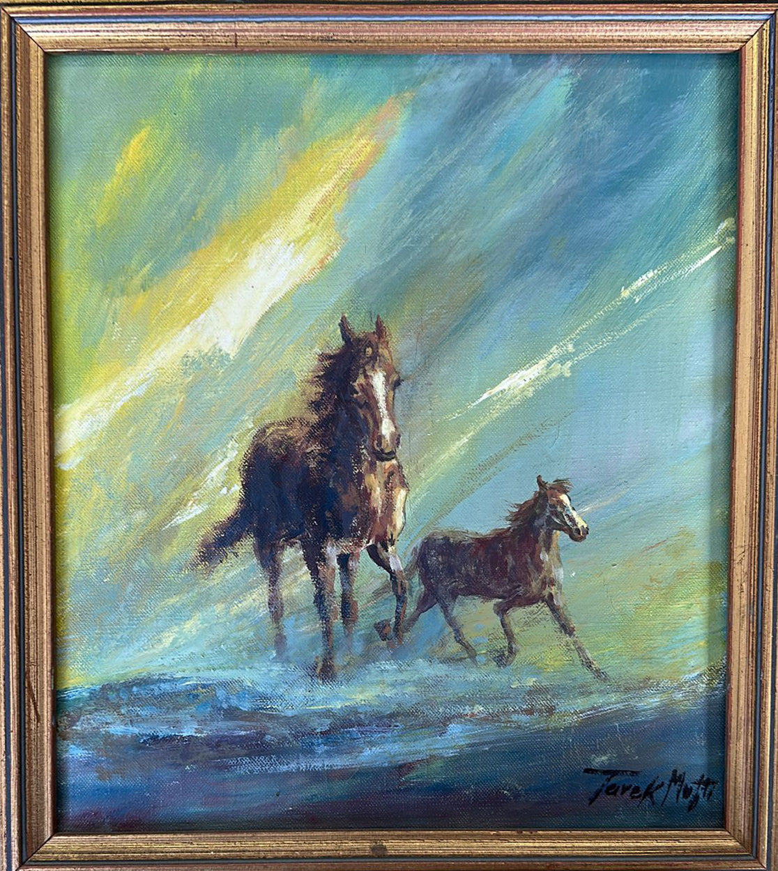 Tarek Mufti - Sin título (Caballos)