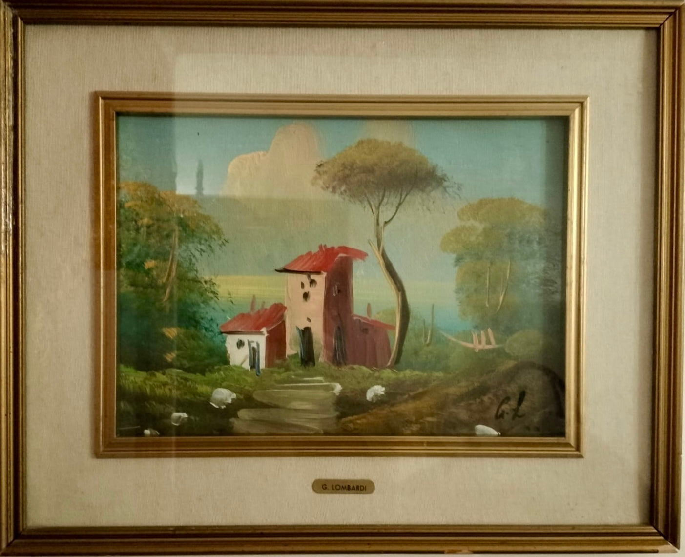 G. Lombardi - Sin título (Paisaje campestre)