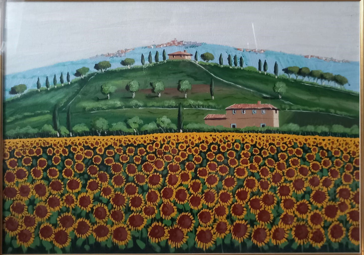 G. D'Andrea - Hill of Sunflowers