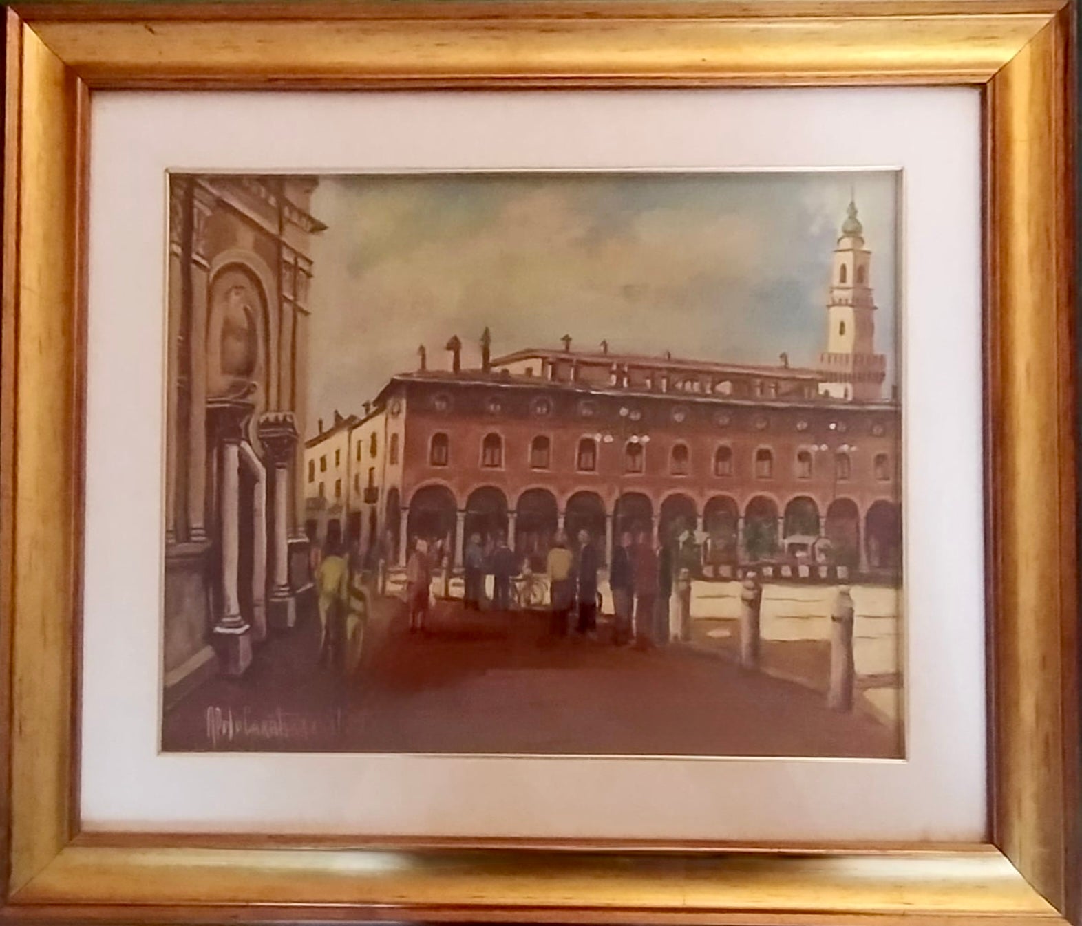 Aldo Carati - Vigevano, angolo piazza Ducale