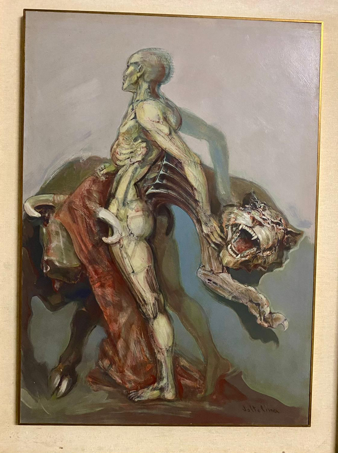 Corrida esistenziale – Olio – Luigi Voltolina