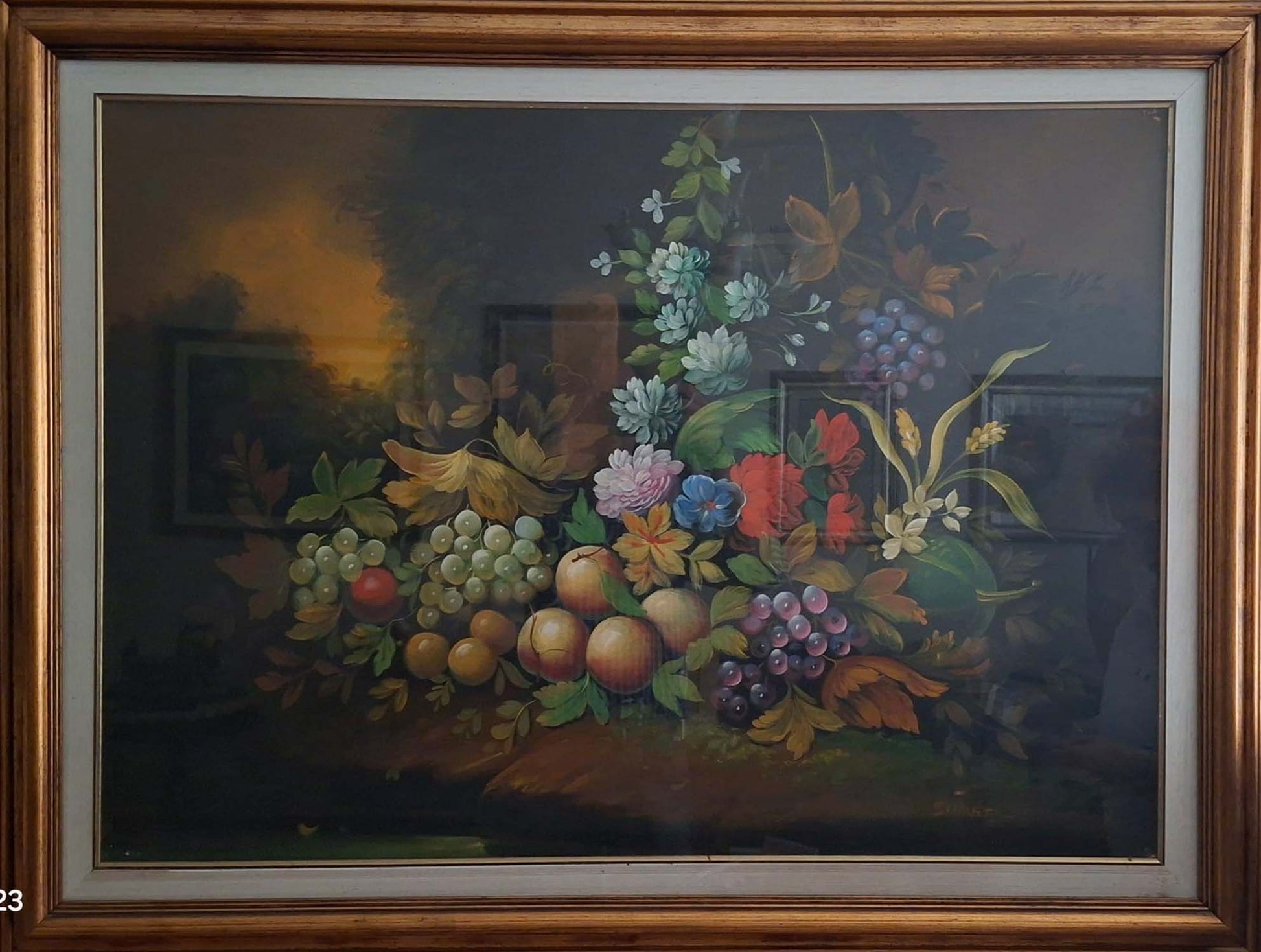 Fiori fiammingo, olio su tela di Pietro Simonti