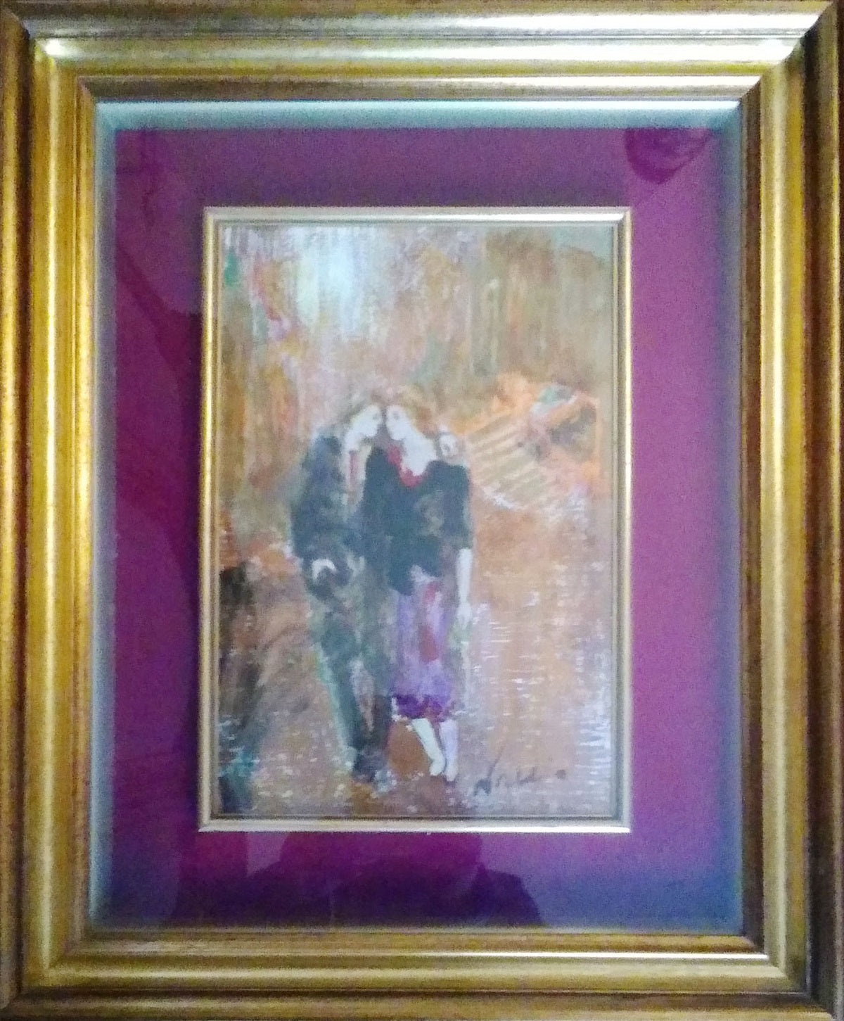 Aldo Dorella - People of Milan: Romantic Couple in the Gardens