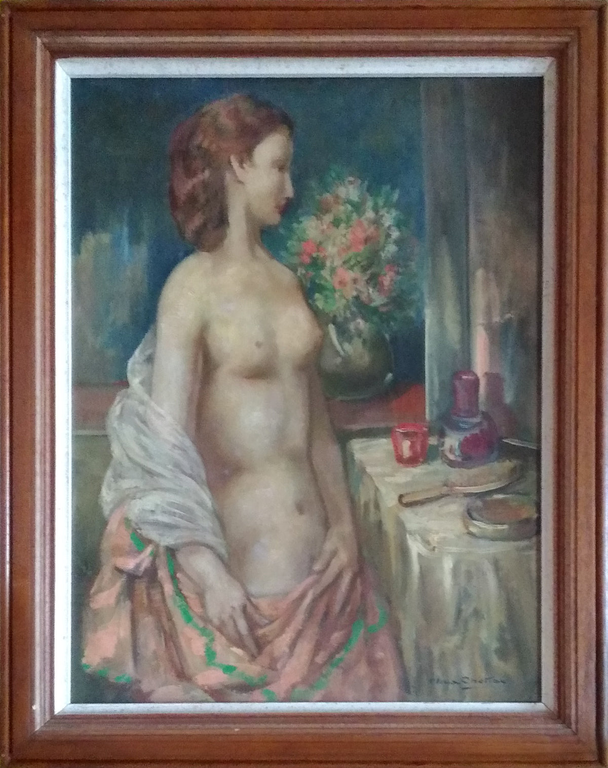 Artista desconocido - Mujer en el espejo