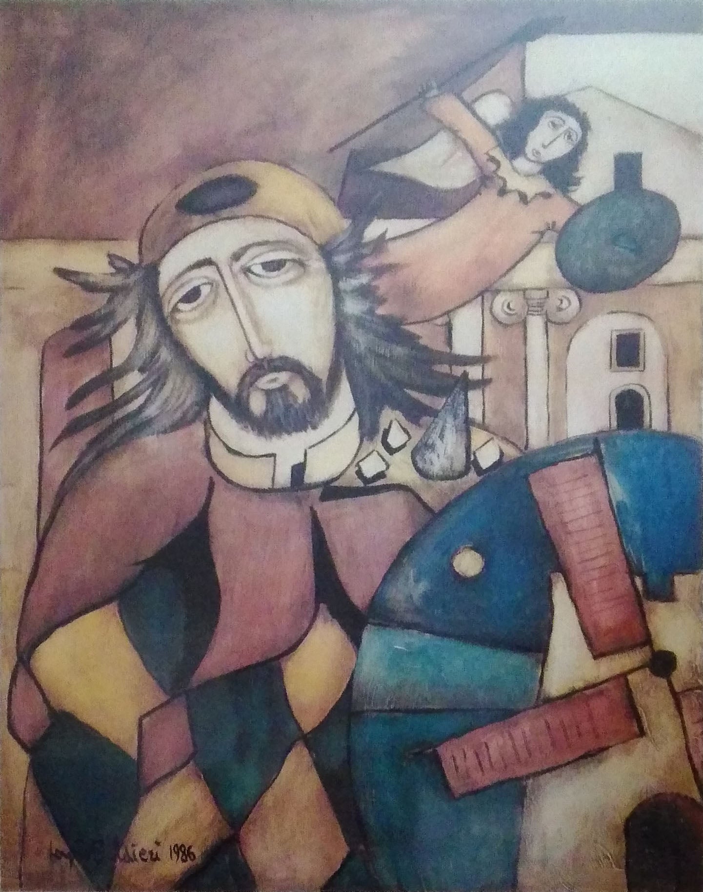 Sergio Baldieri - Landscape with Faces