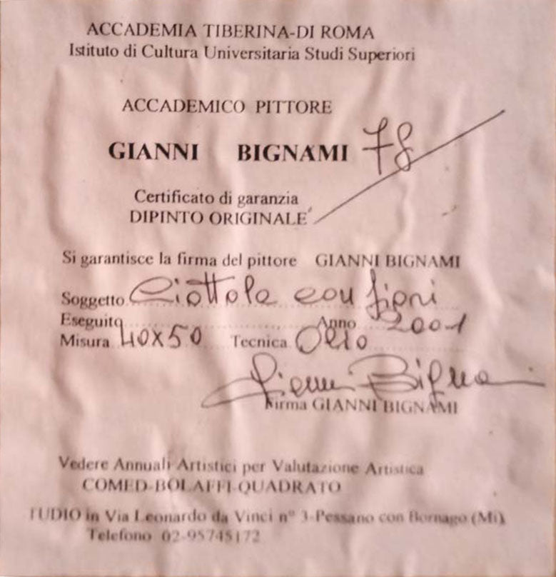 Gianni Bignami - Cuenco con flores