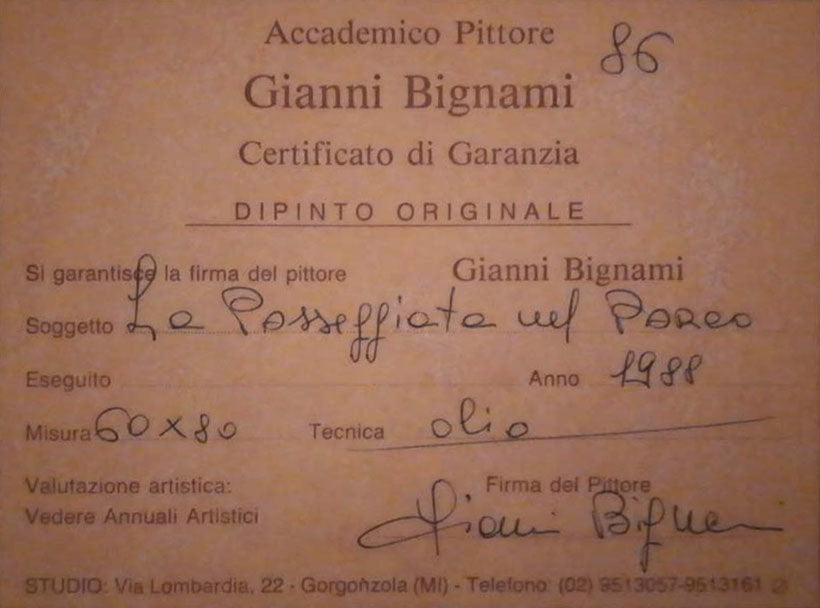 Gianni Bignami - A Walk in the Park