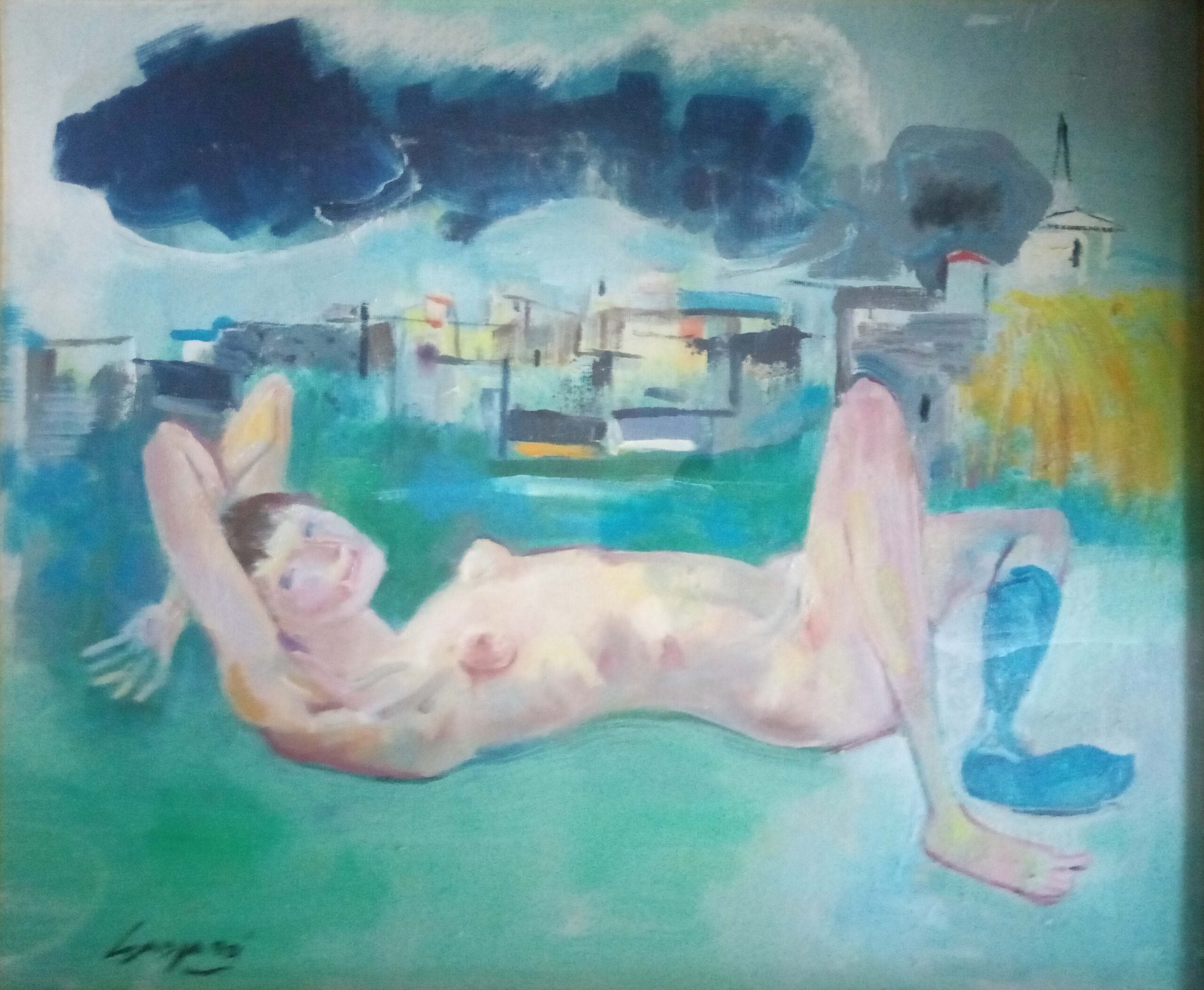Nino Gasparri - Donna con calza sinistra
