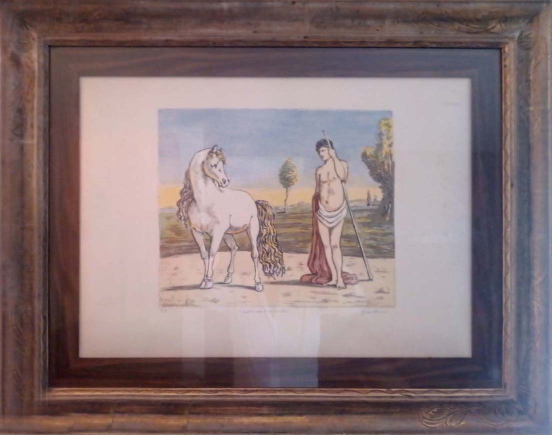 Giorgio De Chirico - Castor y su caballo