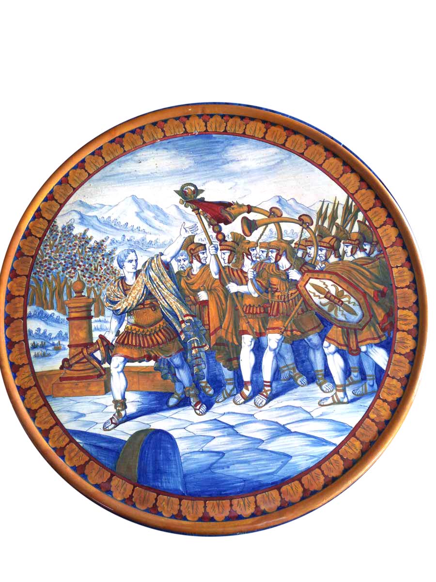 Deruta Majolica - Crossing the Rubicon