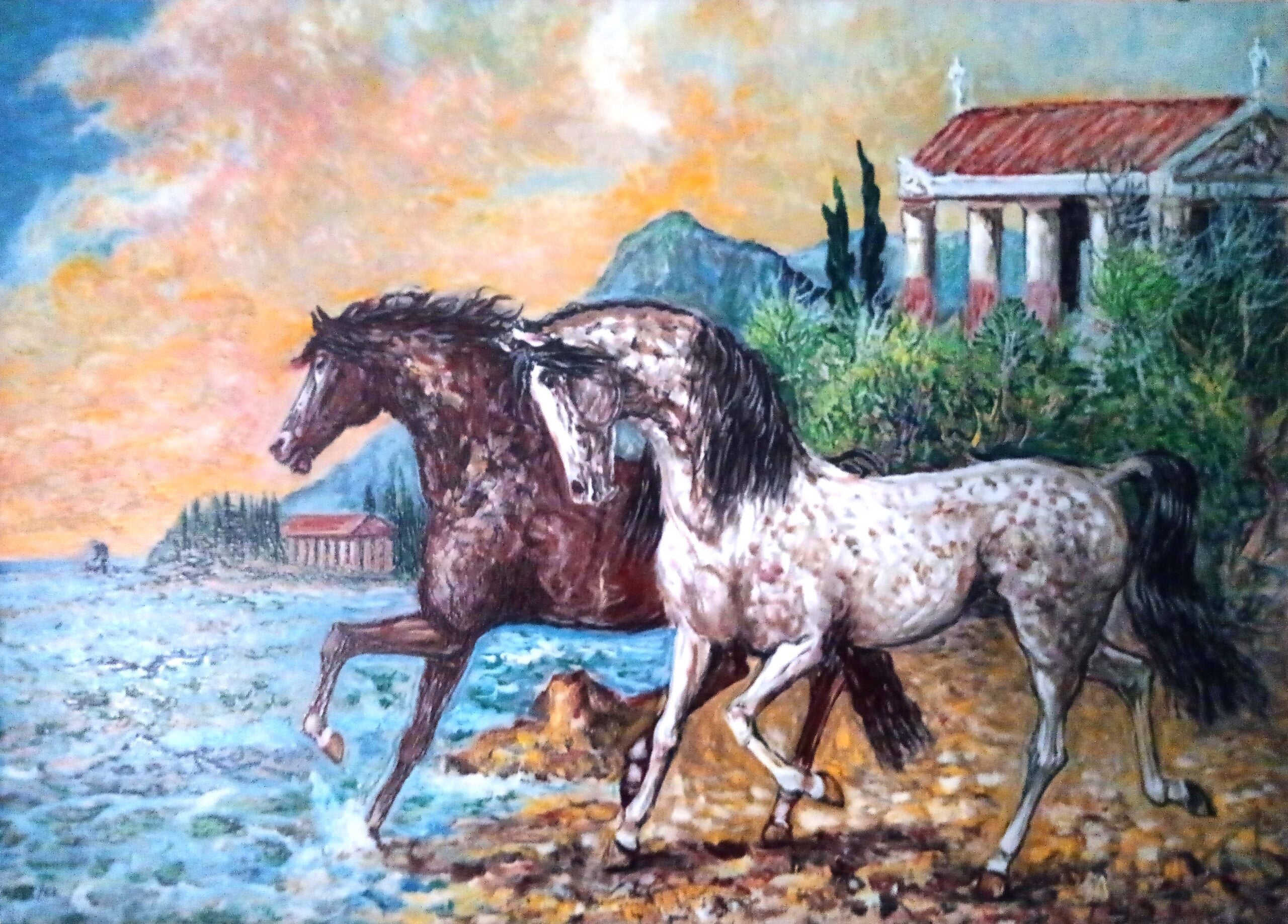 Giovan Francesco Gonzaga - Homenaje al antiguo De Chirico