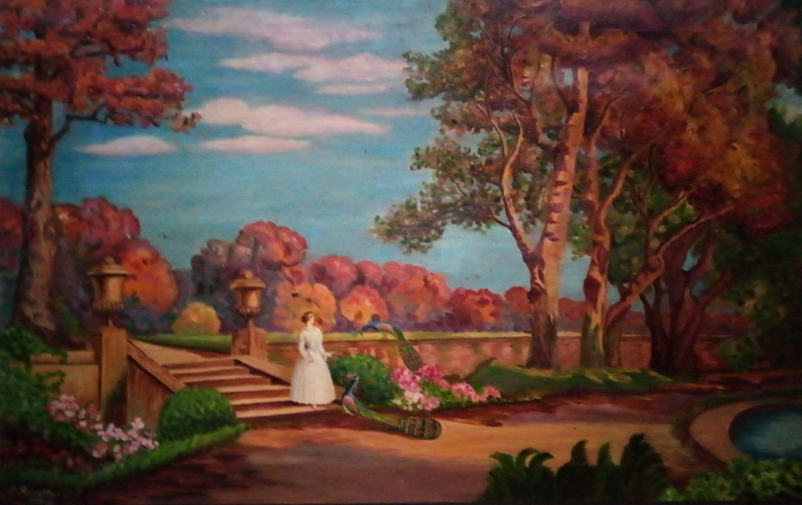 Carmela Roccella - Donna con pavone