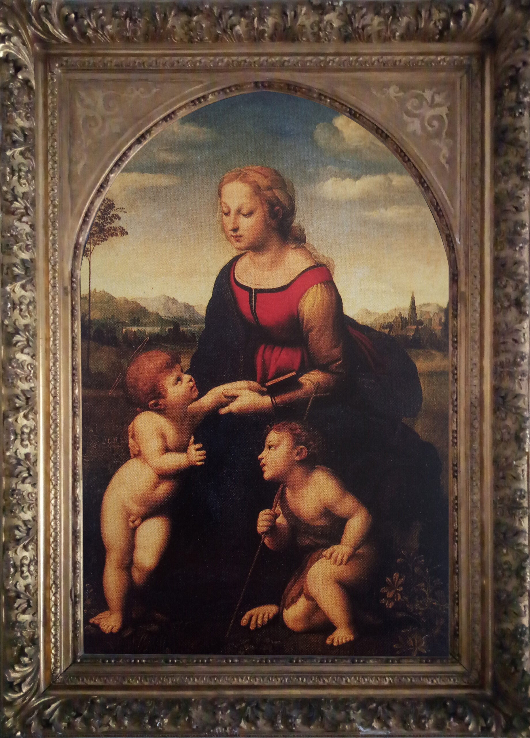 Paul Guette - La Virgen y el Niño (copia de La Bella Giardiniera)