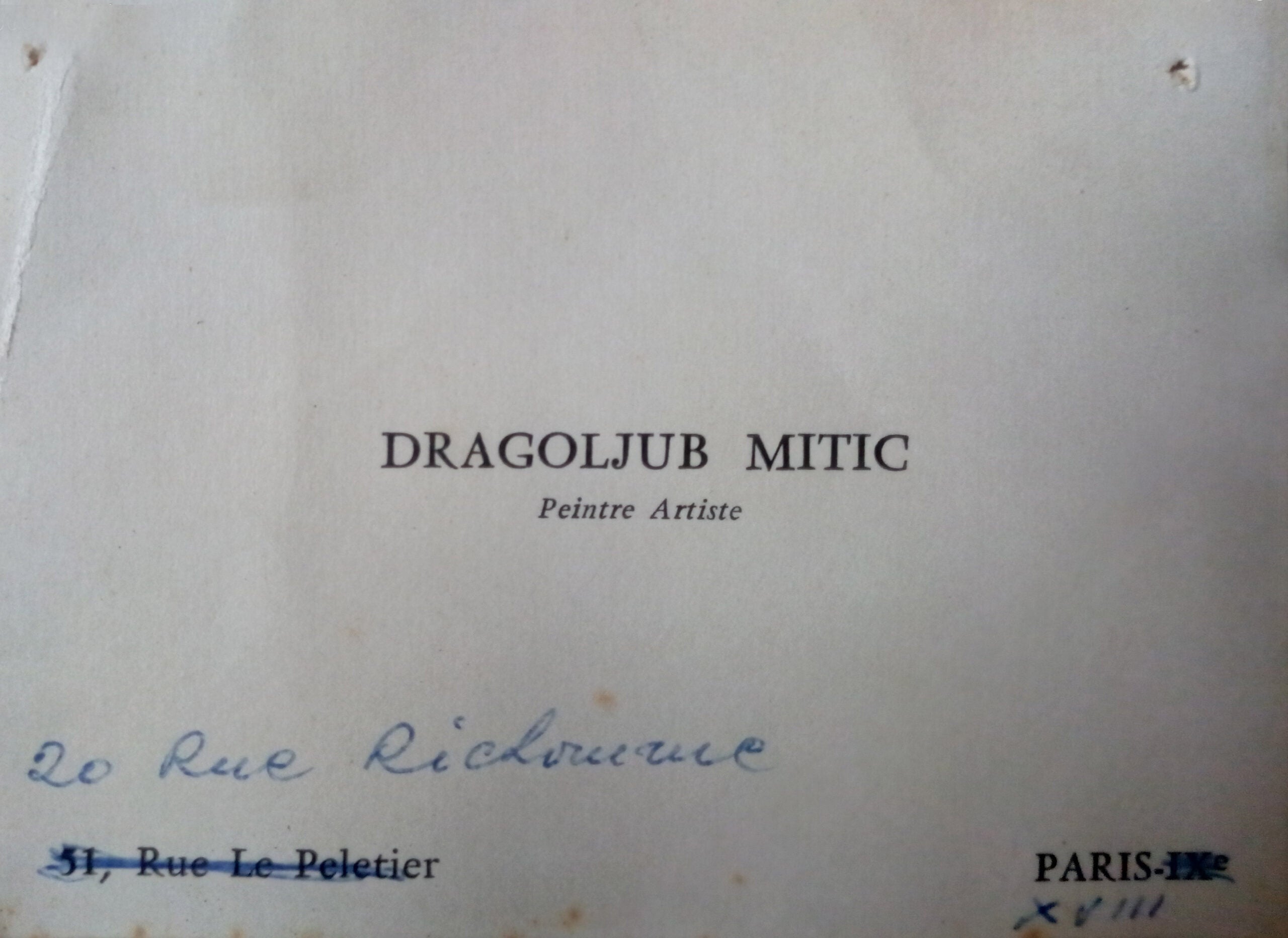 Dragoljub Mitic - Sin título
