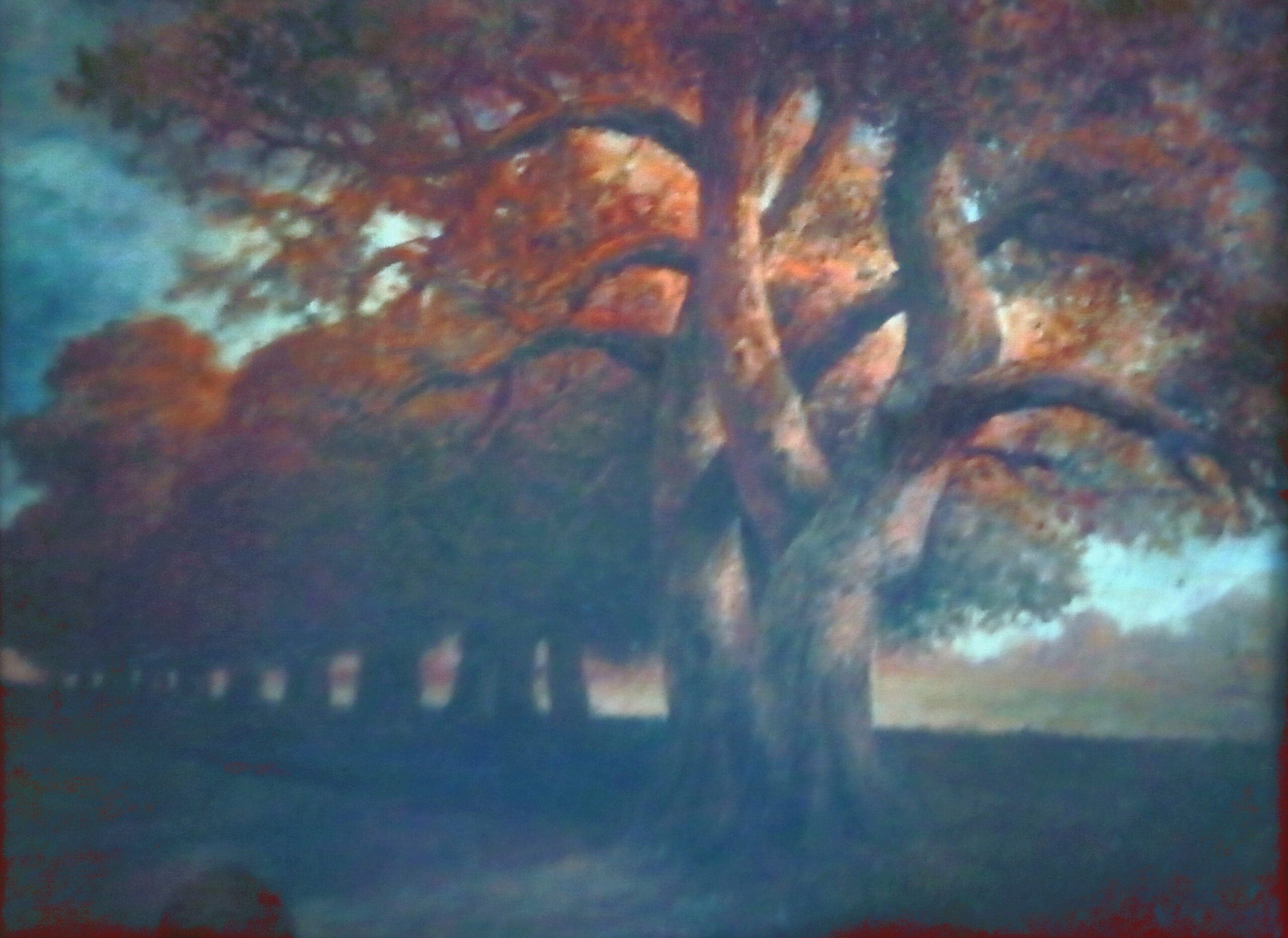 Unknown Artist - Tree-lined Avenue