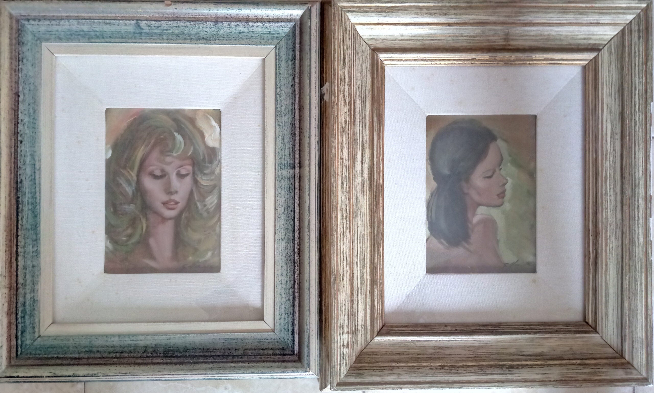 Guido Aloise - Diptych of Faces