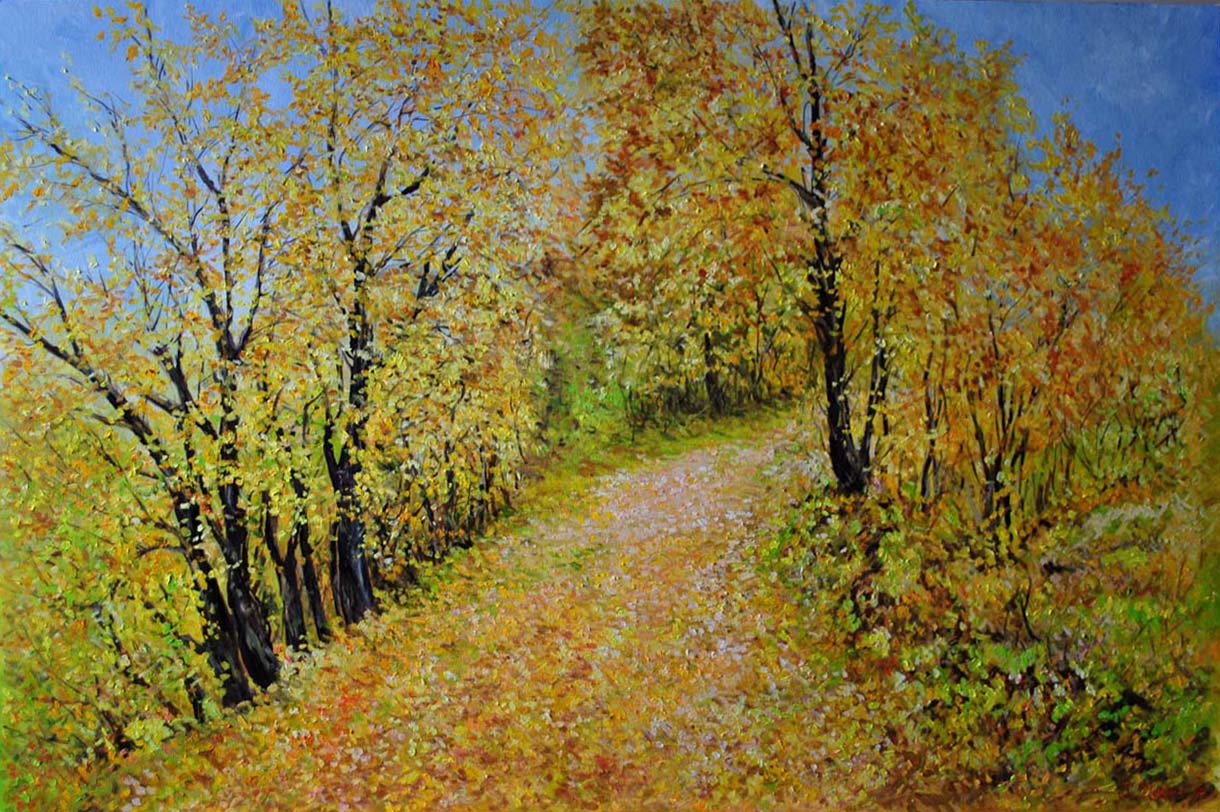 Leopoldo Meozzi - A Walk Among the Leaves