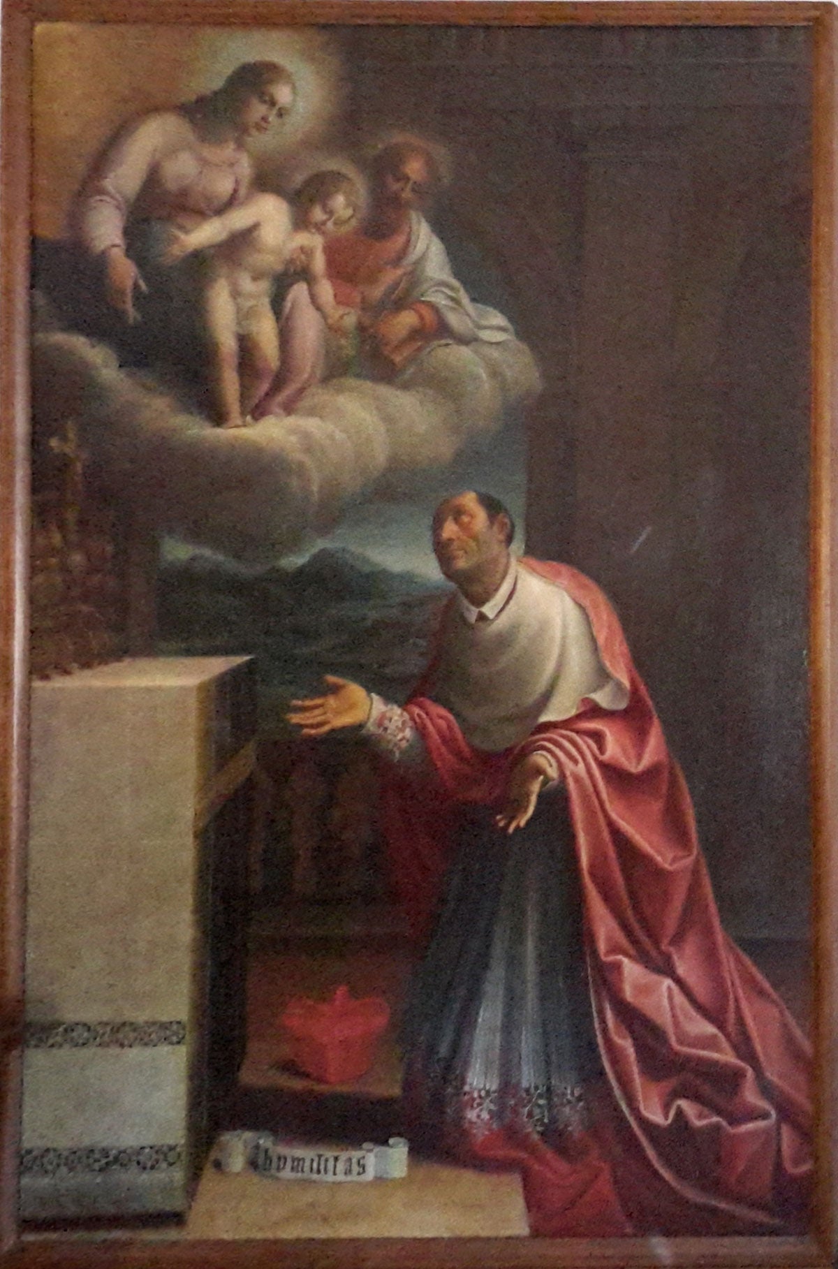 Pinelli Antonia - San Carlos Borromeo rezando de rodillas