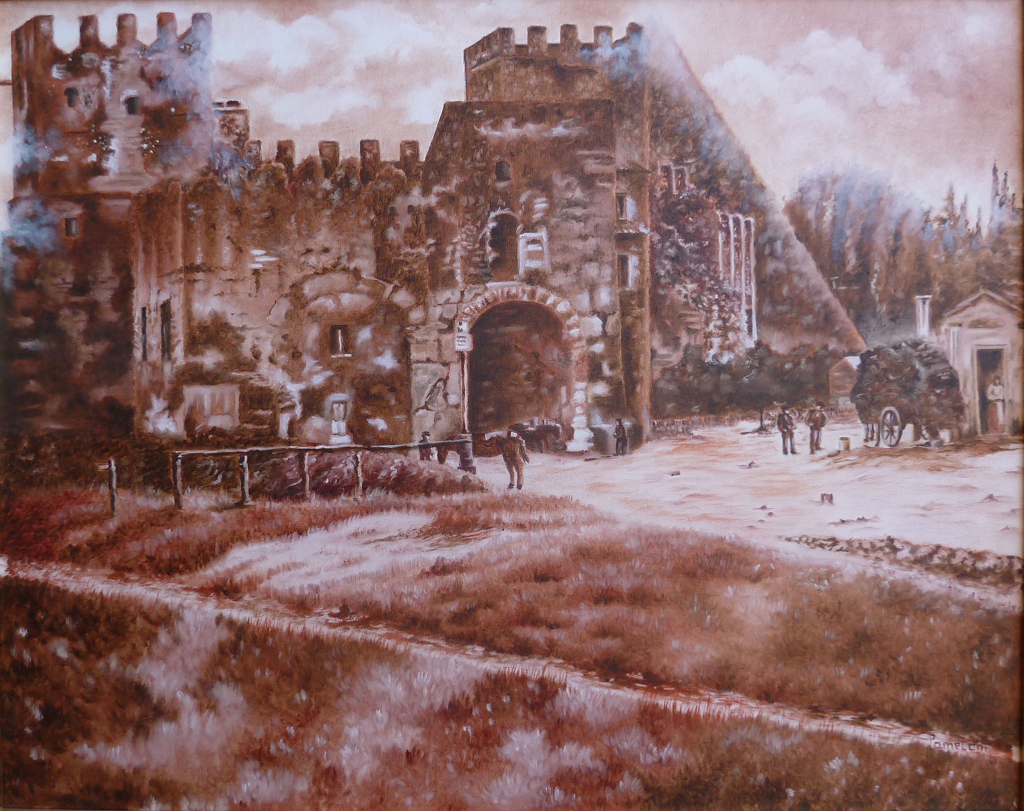 Meloni Paola -  Porta S.Paolo nel 1850