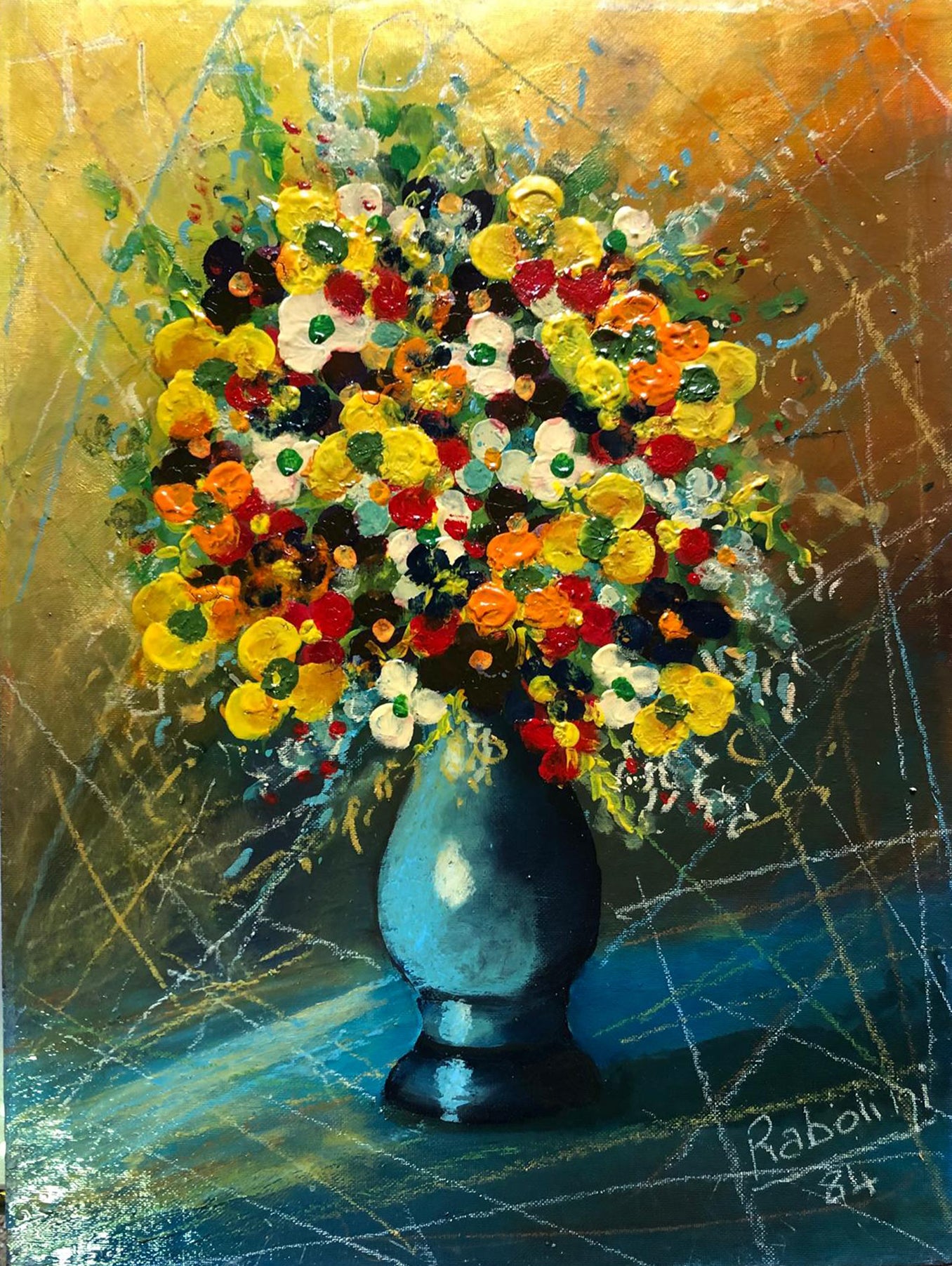Rabolini - Jarrón de flores