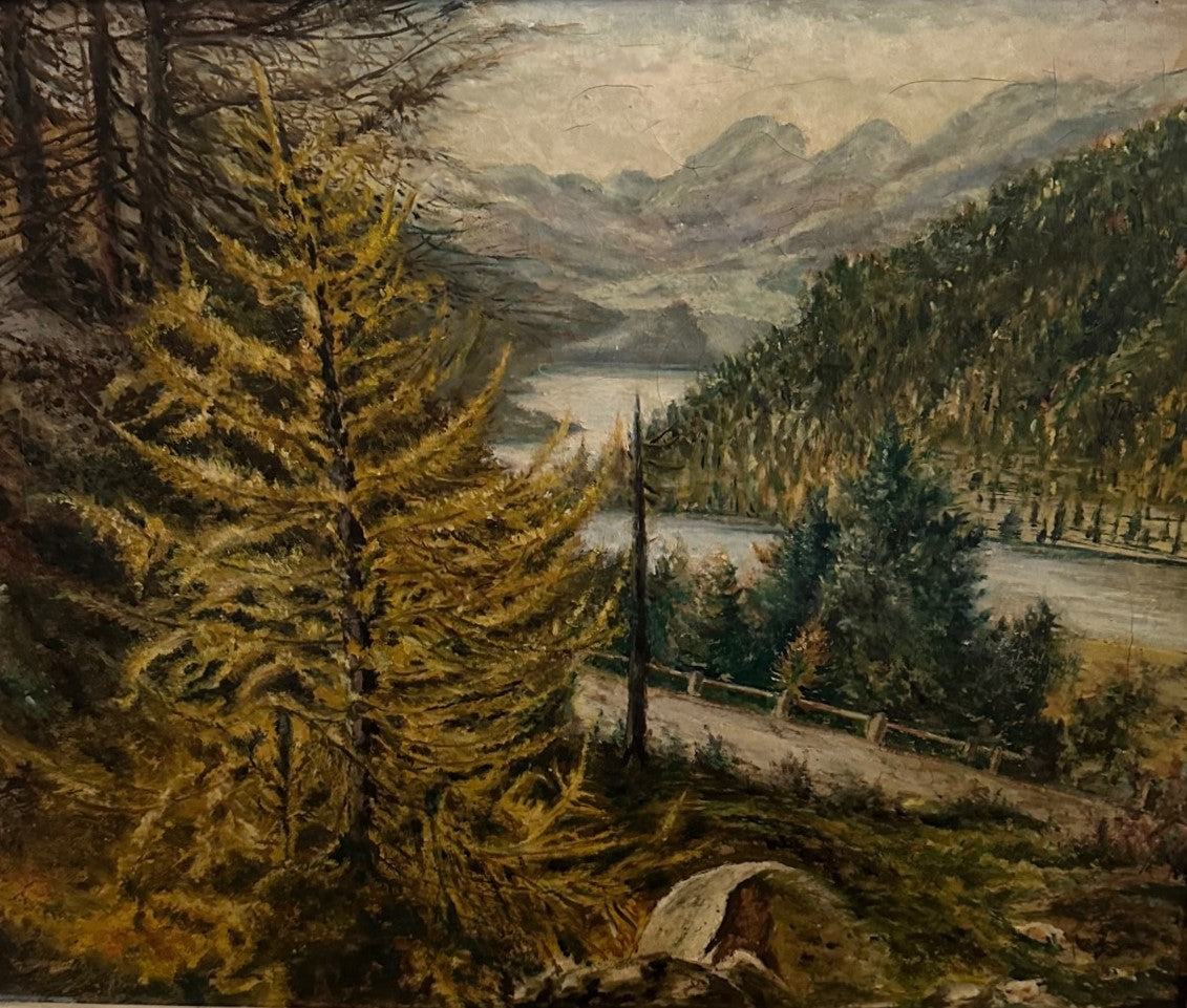 PAESAGGIO AUTUNNALE - ARTISTA SECOLO SCORSO