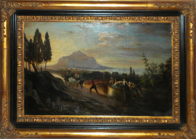 Mario Allegretti - Vista de Palermo y el Monte Pellegrino