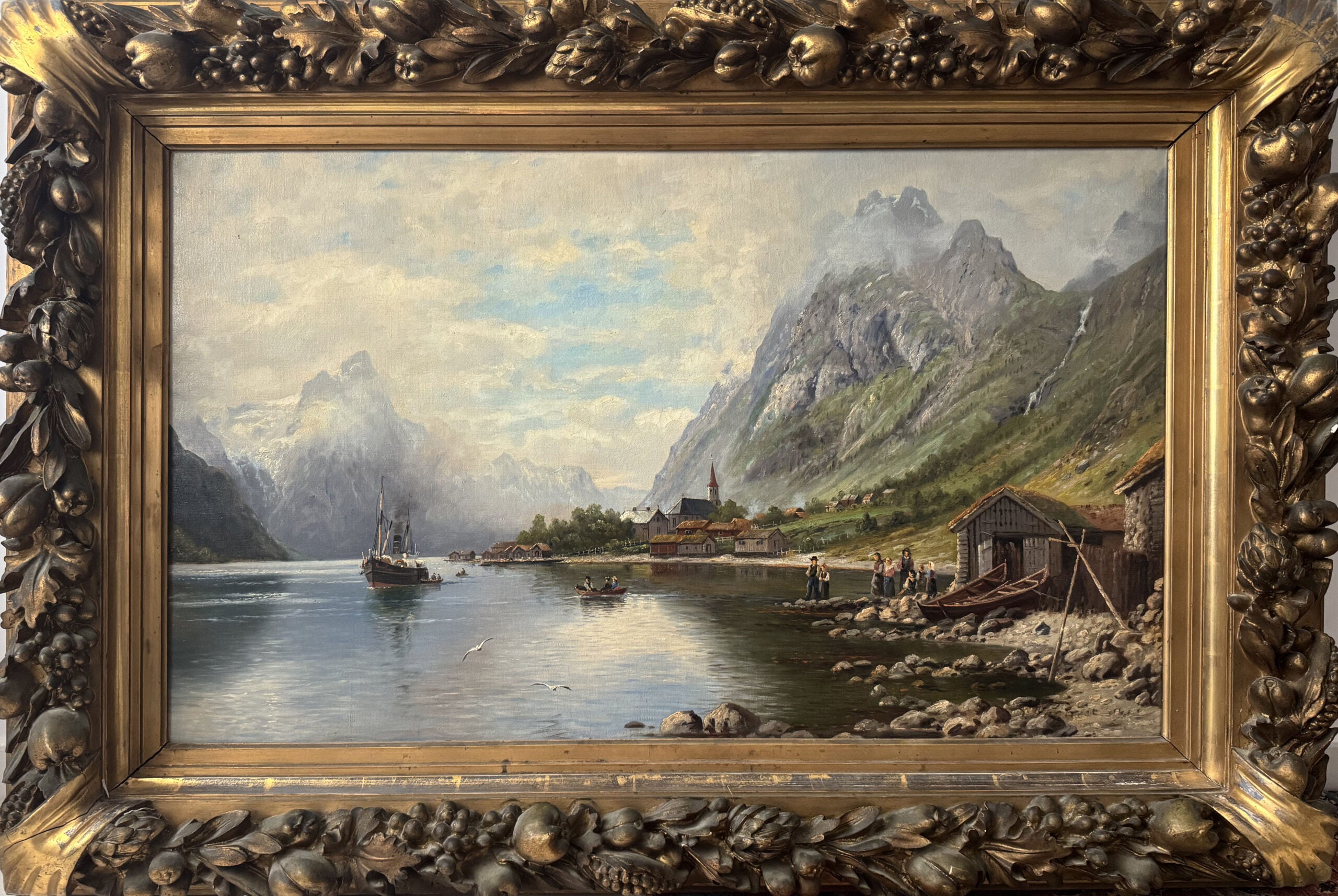 Sin título (Paisaje de fiordos) de Anders Askevold