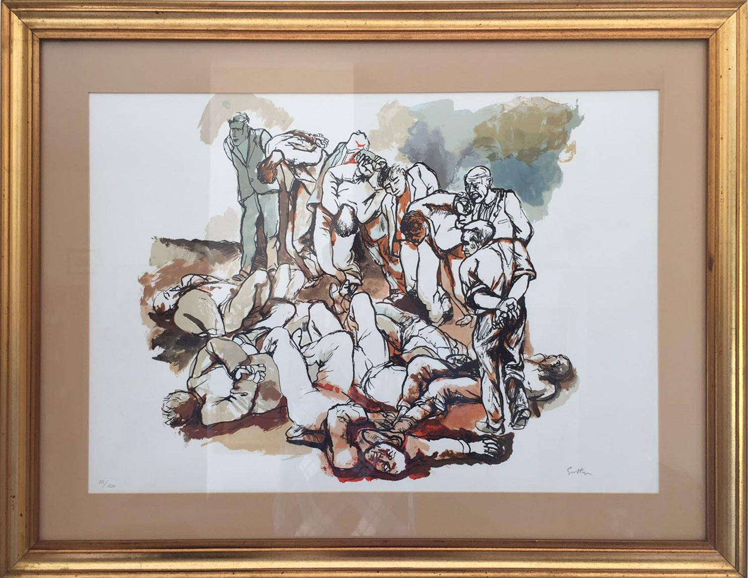 Renato Guttuso - The Massacre of the Jews
