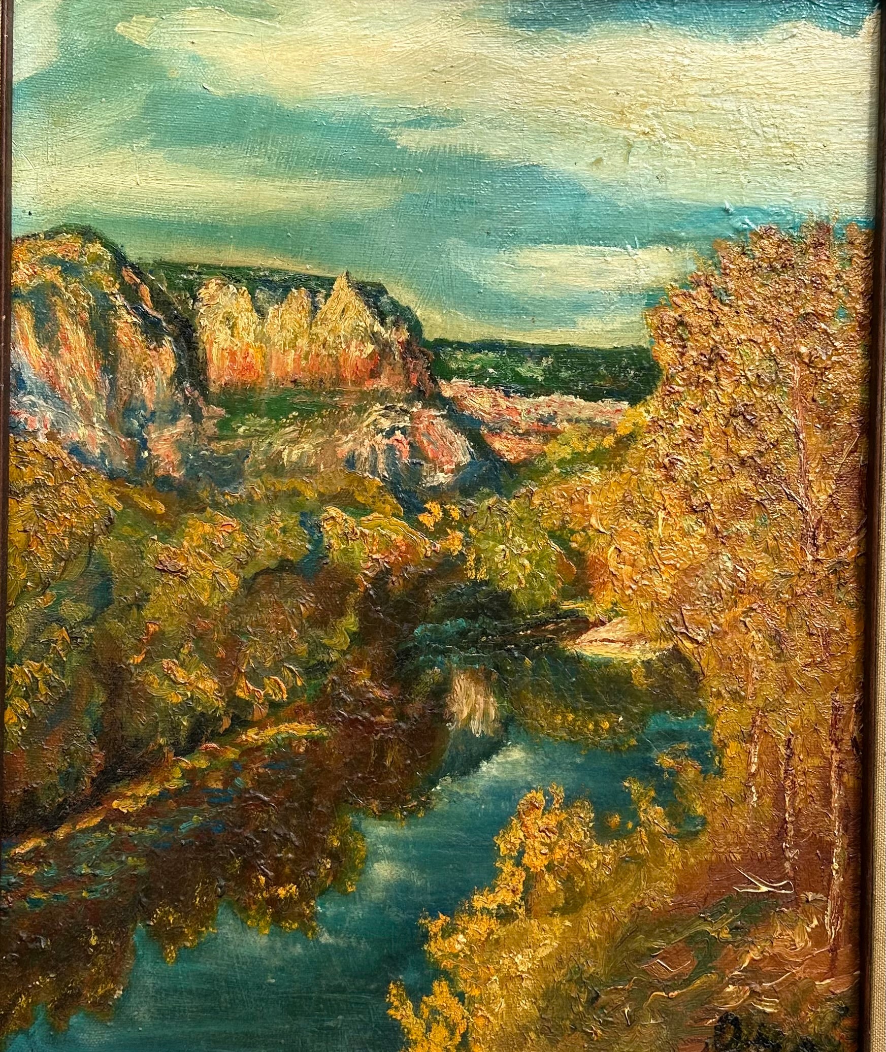 PAISAJE NATURAL - ARTISTA DESCONOCIDO