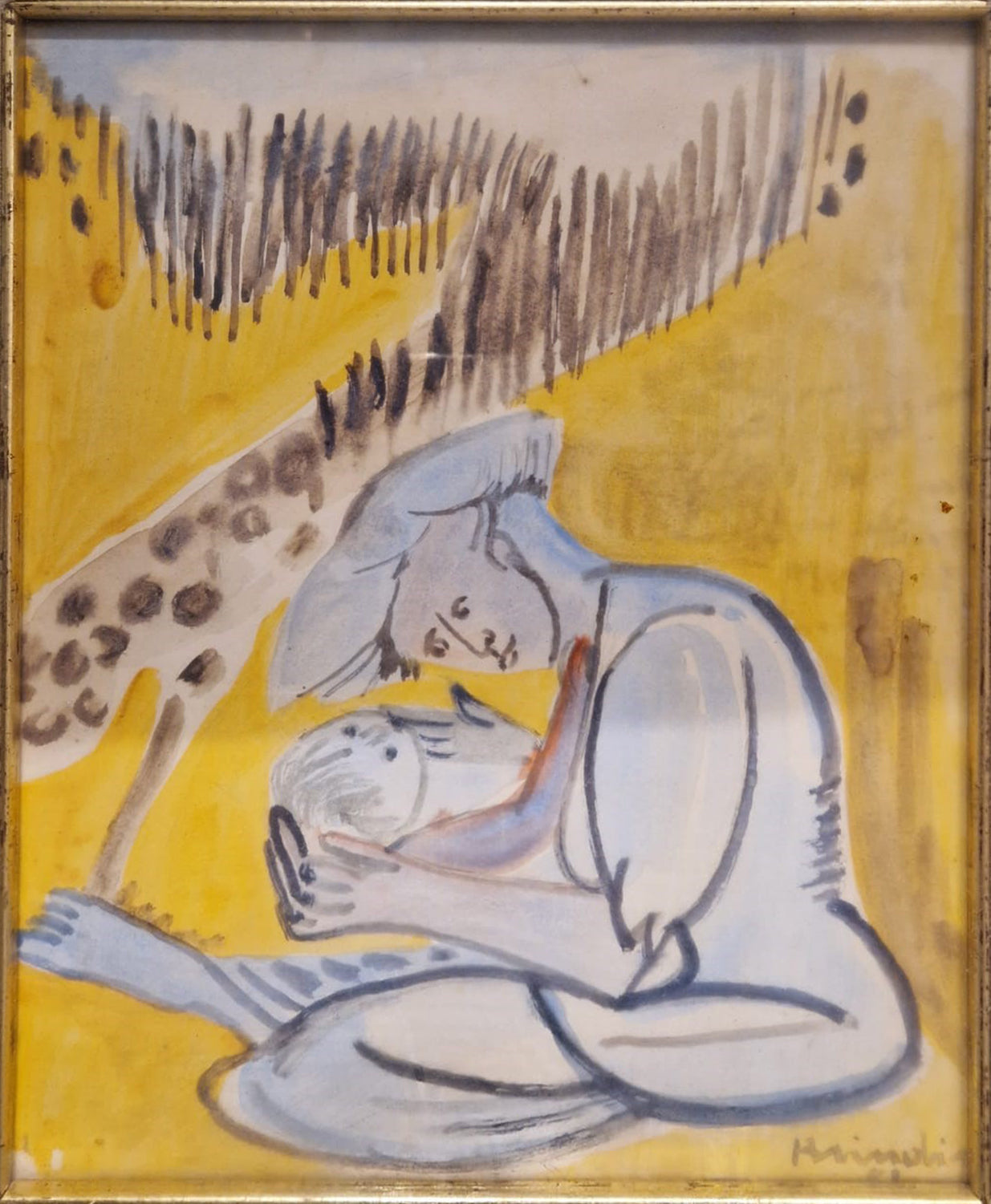 Remo Brindisi - Woman with Child