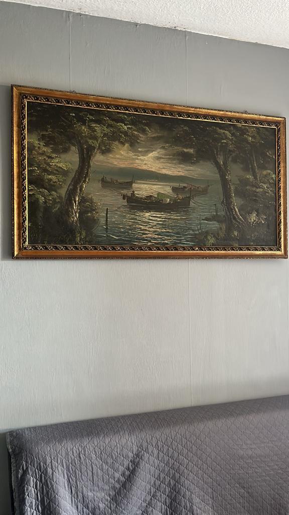 BARCOS EN EL LAGO - G. TESTORIO