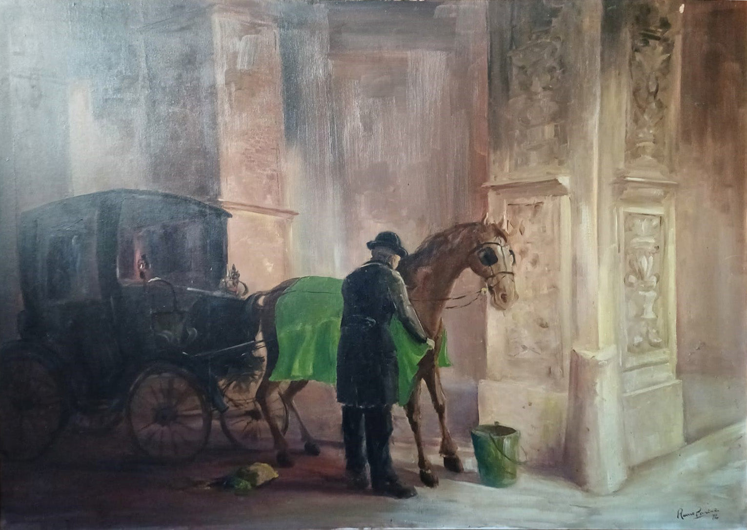 Remo Parise - At the Fiacher in Piazza Ravegnana
